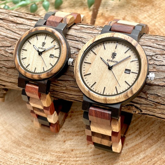 aasfND Schatz メイプルウッド文字盤 木製腕時計 40mm